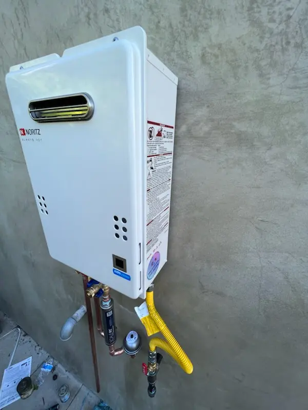 Tankless water heater installation for Dickinson homes